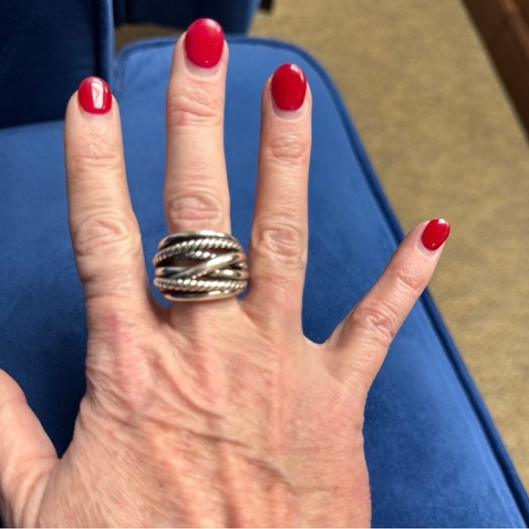 David Yurman Sterling Cable Ring - Picture 6 of 6